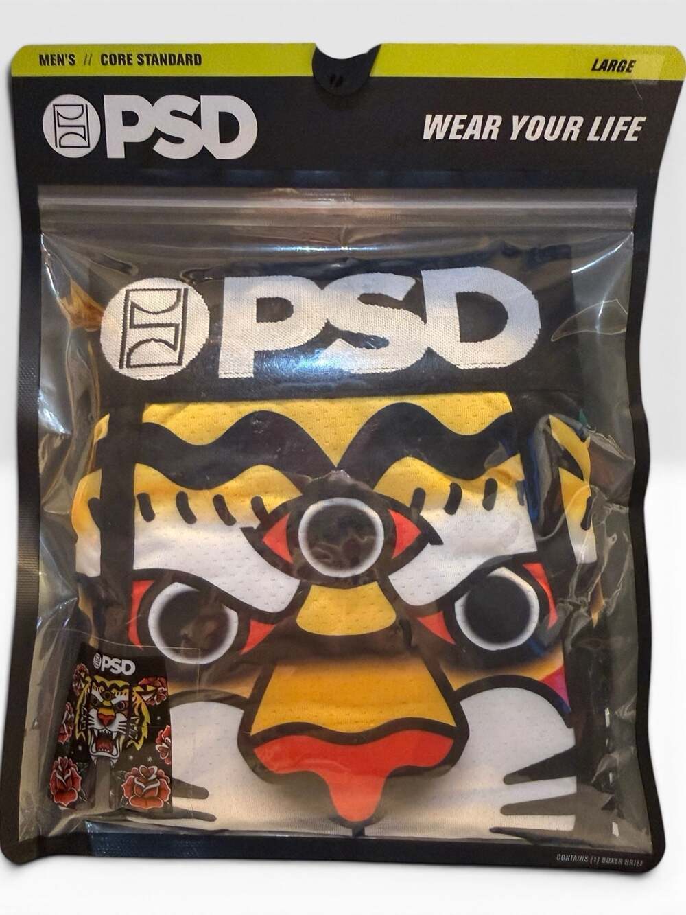 PSD Men's 3 Eyed Ink Boxer Briefs Size Large